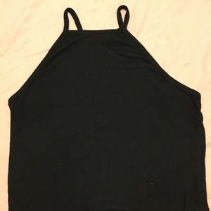 High Neck Cropped Top